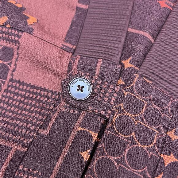 Nike Naomi Osaka Jacket Size XL Womens Jacquard Burgundy Crush Bright Crimson - Picture 13 of 16